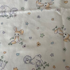 Precious Moments Pastel Animal Print Fabric 2 yards